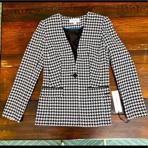 Calvin Klein houndstooth blazer